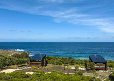 Aerial view of the villa
